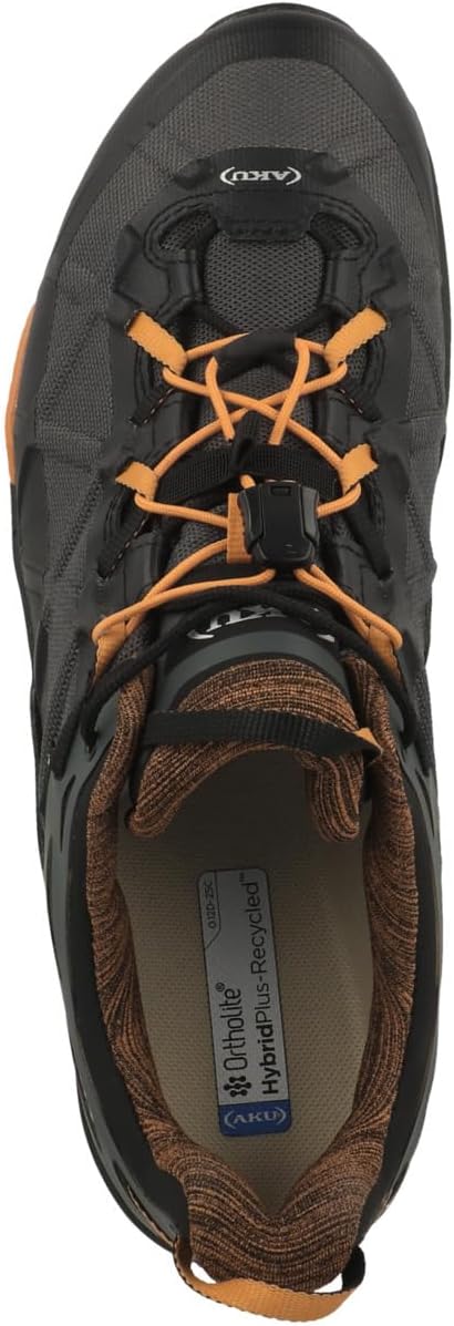 AKU Rocket DFS GTX, Wanderschuhe für Herren (Schwarz - Orange, Numeric_46)