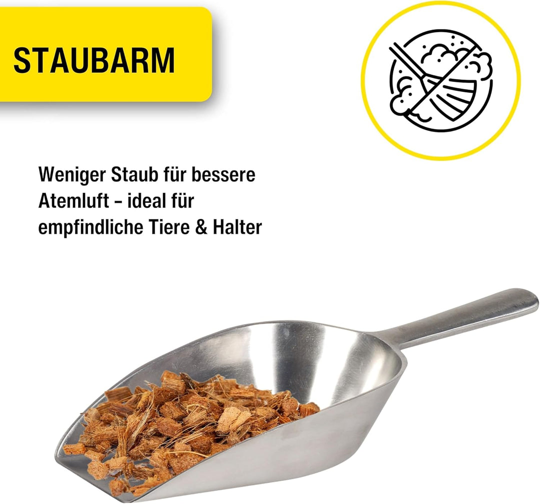 horizont Kokoseinstreu 100 L grob | biologisch abbaubar und kompostierbar, Kokoschips, für Geflügel,