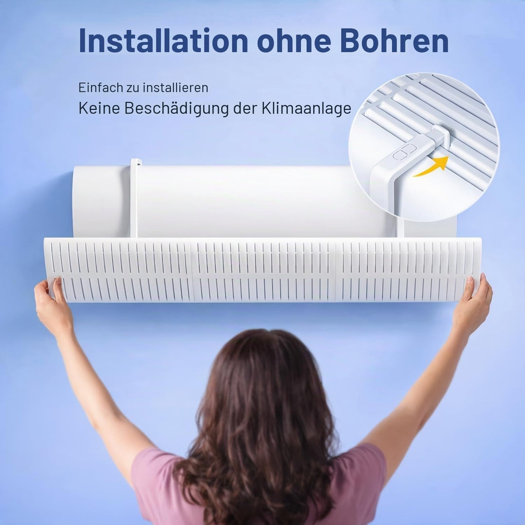 Windabweiser für Klimaanlage, verstellbarer Windabweiser für Klimaanlagen, Universal-Klimaanlage, Wi