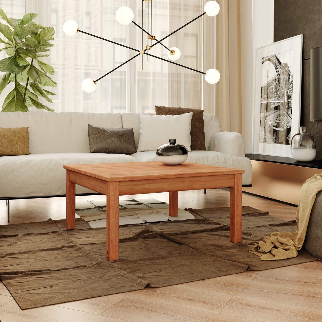 Krok Wood Couchtisch Tomas aus Massivholz (Buche, 75 x 50 x 45 cm) 75 x 50 x 45 cm Buche, 75 x 50 x