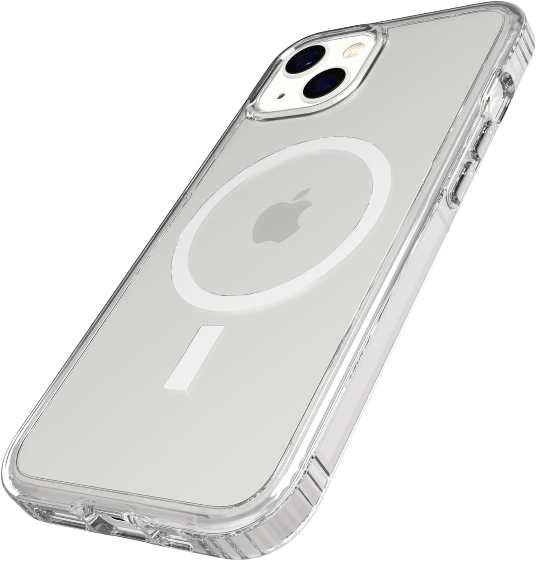 tech21 Evo Clear (MagSafe) für iPhone 13 – Transparente MagSafe Handyhülle mit 3,6 m Multi-Drop-Schu