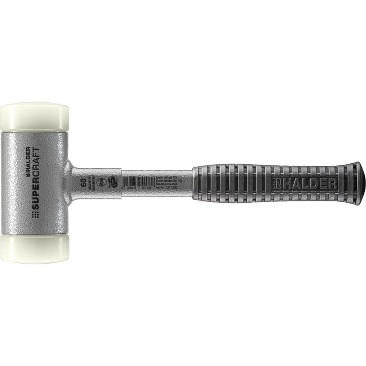 SUPERCRAFT-Schonhammer, mit bruchsicherem Stahlrohrstiel und ergonomisch geformtem, rutschsicherem G