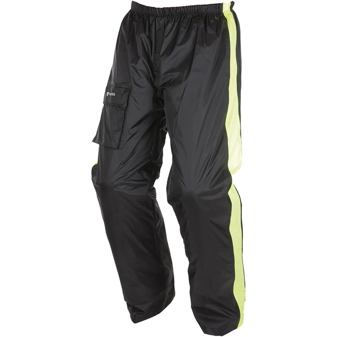 Modeka Ax-Dry Regenhose, schwarz/neon, 2XL XXL Schwarz/Neon, XXL Schwarz/Neon