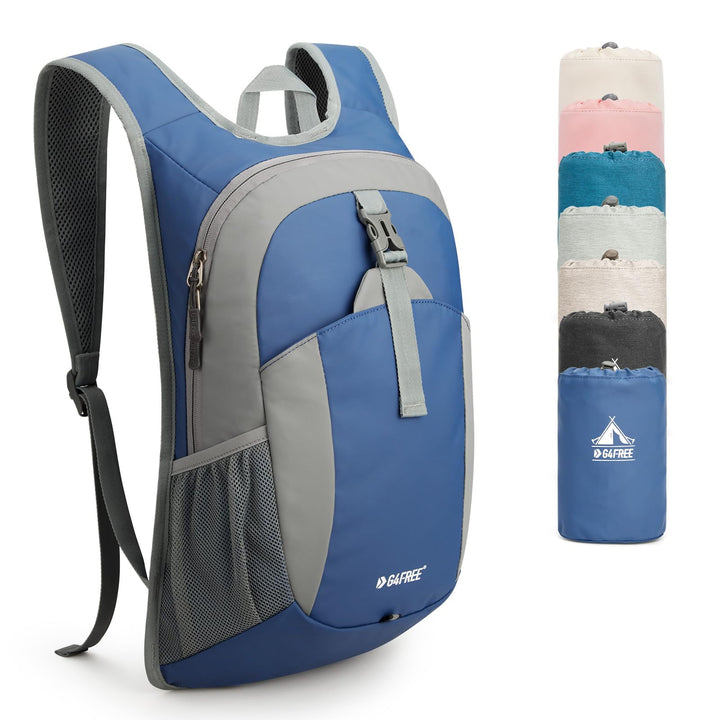 G4Free Kleiner Rucksack 12L Faltbarer Leichter Wanderrucksack Damen Herren Daypack für Outdoor Wande