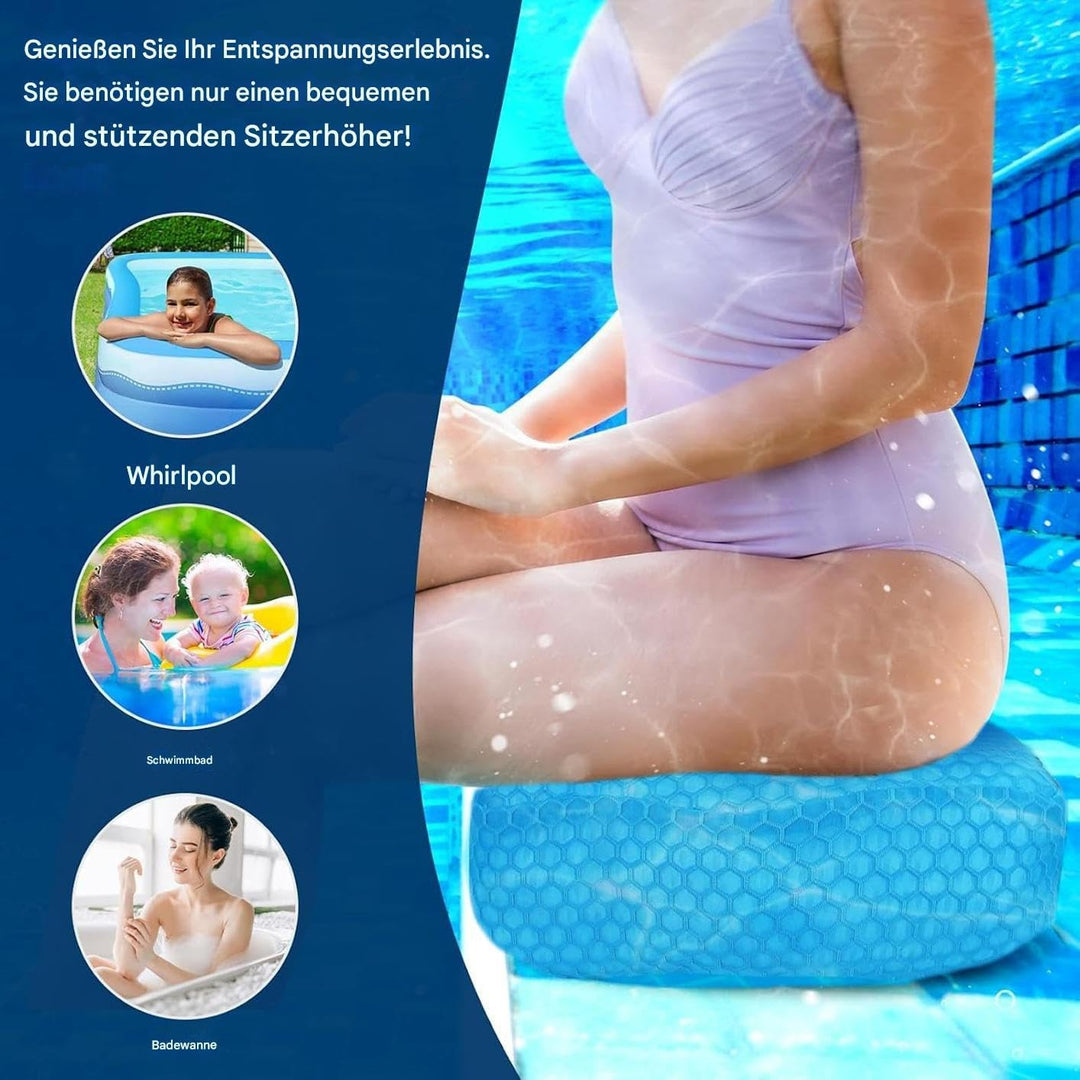 Kissen Sitz | Hot Tub Sitz Für Spa | Schwimmfest rutschfest 3D Luftnetz Sitzauflage Für Aussenpool E