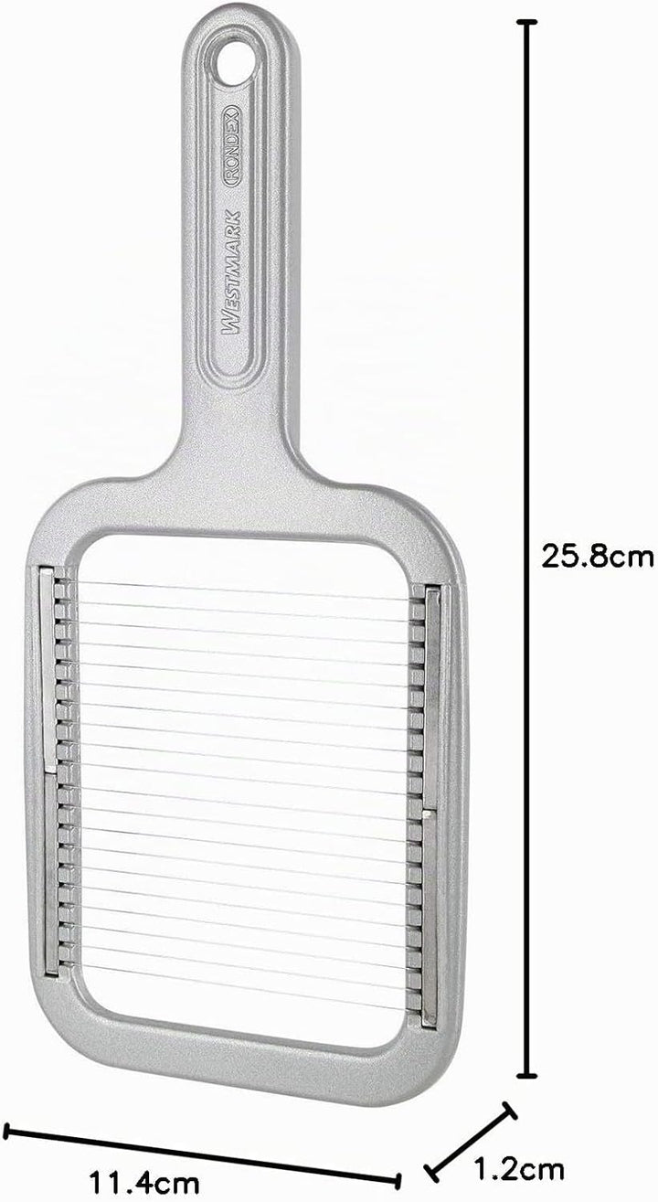 Westmark Pellkartoffel-/Mozzarellaschneider, Aluminium/Rostfreier Edelstahl, Rondex, Silber, 6080226