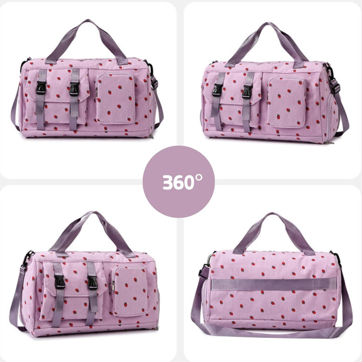 Sporttasche Kinder Mädchen Reisetasche Jungen Damen mit Schuhfach Reisetaschen Weekender Travel Bag