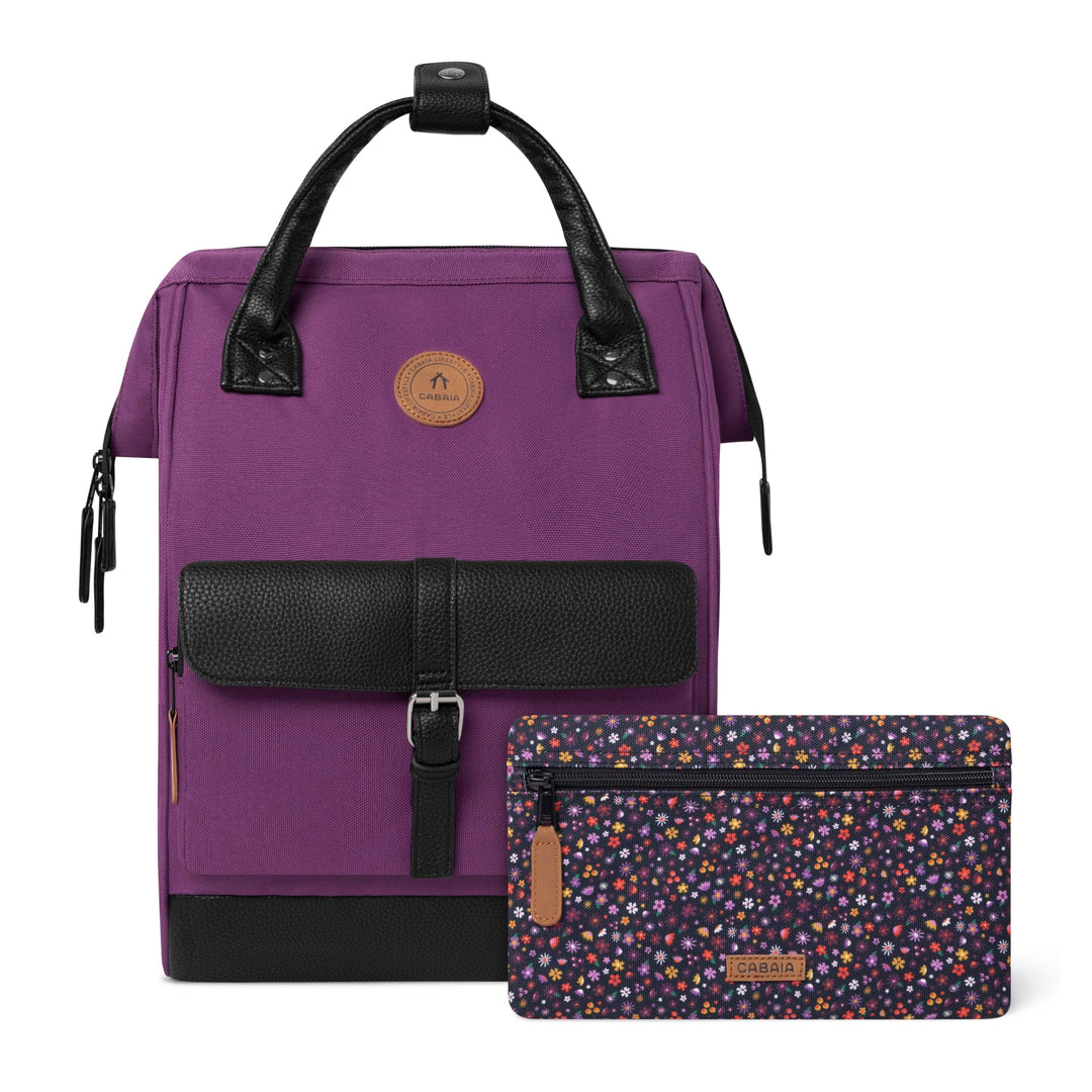 Cabaïa - Adventurer Rucksack Singapur Medium 18L - Wasserabweisend - Laptopfach bis zu 13 Zoll - 2 V