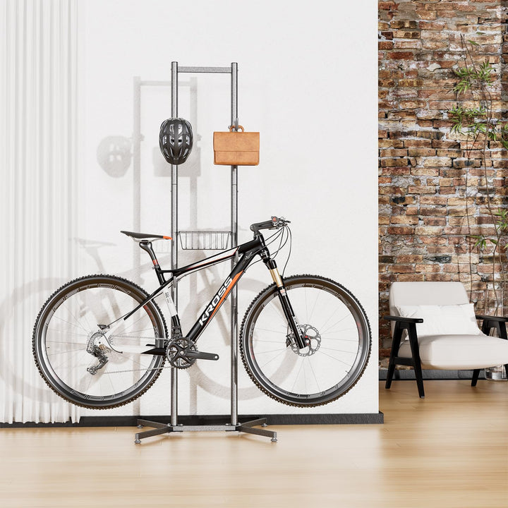 CXWXC Fahrradständer Boden Für 4 Fahrräder Belastbar bis 50kg/110 Pound Fahrrad Ständer Halter Indoo