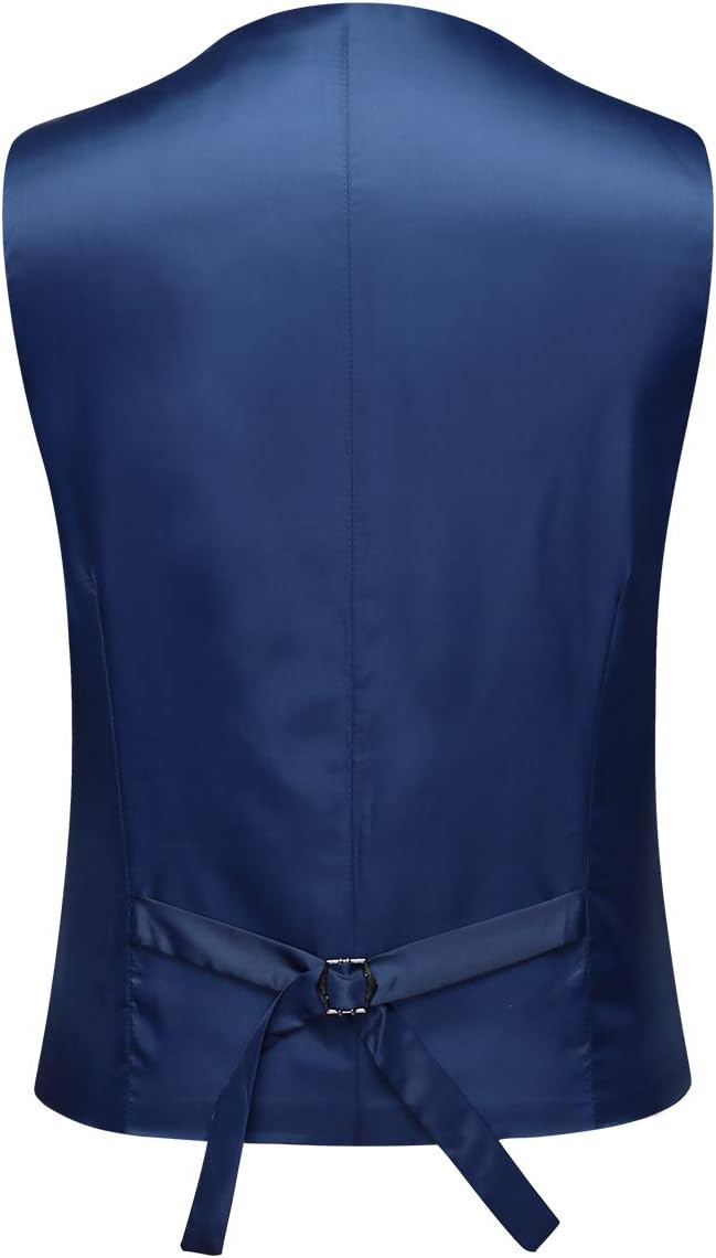 Anzug Herren Slim Fit 3 Teilig Anzüge Herrenanzug Sakko für Hochzeit Business S Marineblau, S Marine