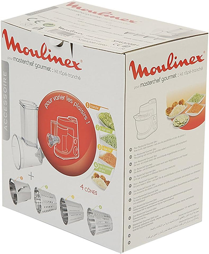 Moulinex Zerkleinerer XF6320B1, offizielles Zubehör für Masterchef Gourmet Hobelschneider, kompatibe