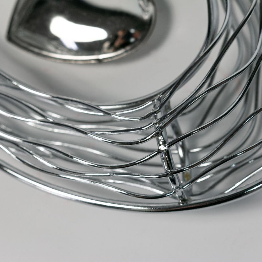 Formano Deko Hänger Herzen 'Trend', 65 cm, Silber