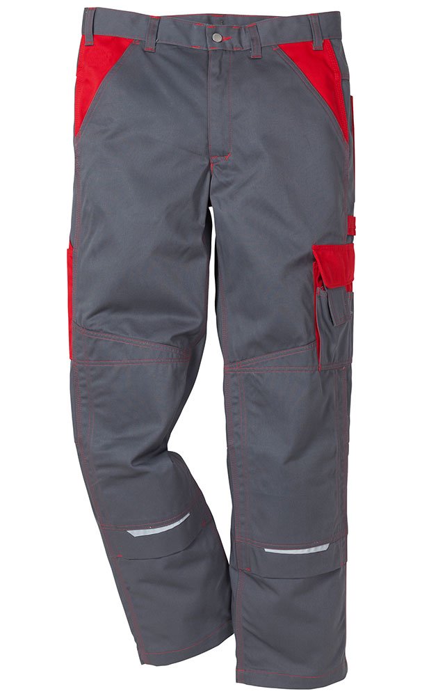 FRISTADS Kansas Icon Bundhose 52, grau/rot