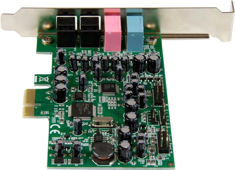 StarTech.com 7.1 Kanal PCI Express Soundkarte - PCIe Sound Karte mit SPDIF optisches Kabel - 24-bit