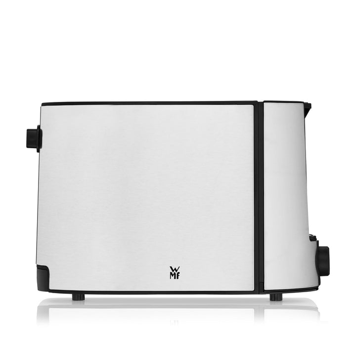 WMF Bueno Pro Toaster Edelstahl, Doppelschlitz Toaster mit Brötchenaufsatz, 2 Scheiben, 6 Bräunungss
