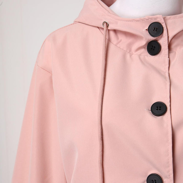 C'est TT Regenjacke Damen Atmungsaktiver Windbreaker Mit Kapuze Regenponcho Leicht Mehrzweck Windbre