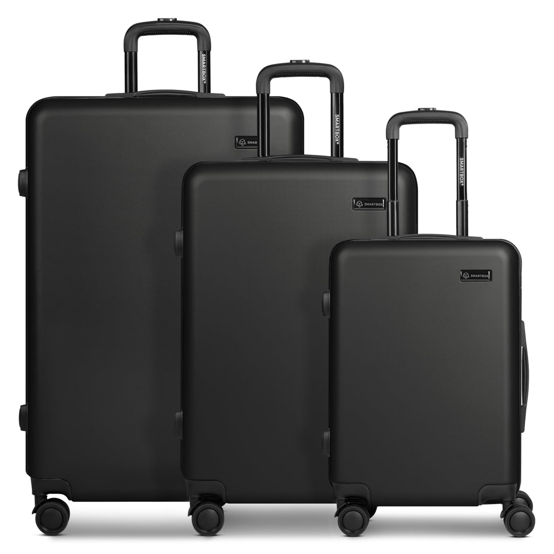 Smartbox Hartschalen Koffer-Set 3-teilig für Damen & Herren | leichte & stabile Reise-Trolleys aus h