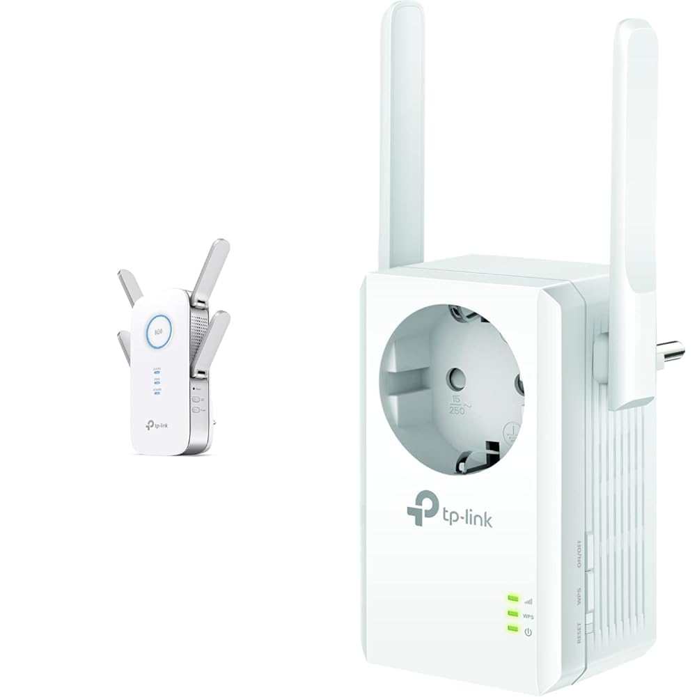 TP-Link RE655 WLAN Verstärker Repeater AC2600 &amp; TL-WA860RE WLAN Repeater mit Steckdose Bundle mit TL