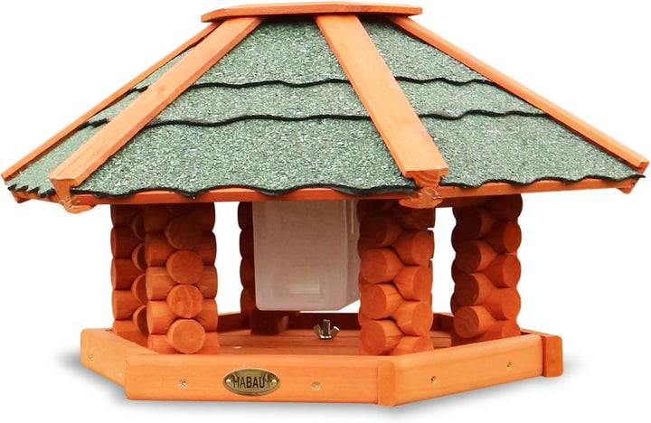 HABAU Vogelhaus "Schweden" mit Silo und Ständer