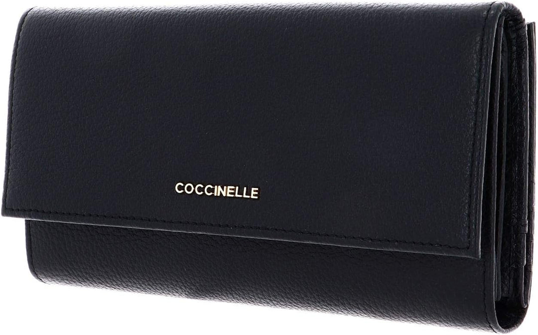 Coccinelle Metallic Soft Wallet Noir