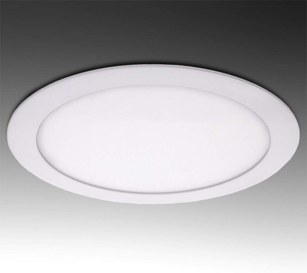 Packung mit 2 LED-Panels 20W 2000Lm 4200ºK Rund 40.000H [GR-RDP15-20W-W-PK2-AP] | Greenice Opal, Opa