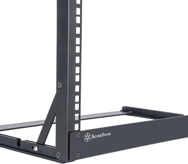 Silverstone SST-RK06U-OF 19-Zoll-6-HE-Desktop-Rack mit offenem Rahmen