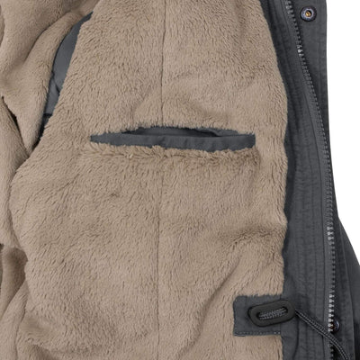 bw-online-shop Winterparka Fishtail mit Futter Herren Parka Jacke L Anthrazit, L Anthrazit