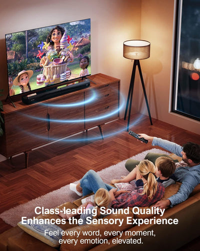 ULTIMEA 2.2-Kanal Soundbar für TV Geräte, teilbare 2-in-1 Soundbar für Fernseher, Bluetooth 5.3 TV-S