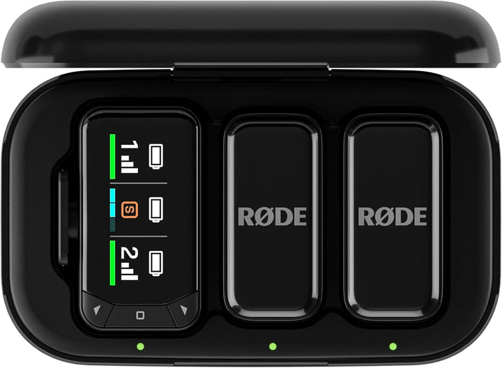 RØDE Wireless Micro - Kompaktes kabelloses Mikrofon-Kamerakit, Zwei Mikrofone mit Kamerareceiver, Sm