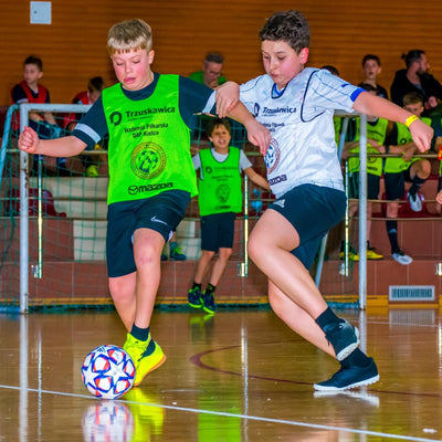 SPORTSBIBS Fussball Leibchen Set 10 Stück: 2 Farben - 5 von jeder Farbe, für Kinder und Erwachsene,