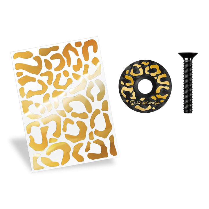 Riesel Design ® Fahrrad Aufkleber Set, 20 x 15 cm, Sticker Kit für Rahmen und Helme, Witterungsbestä