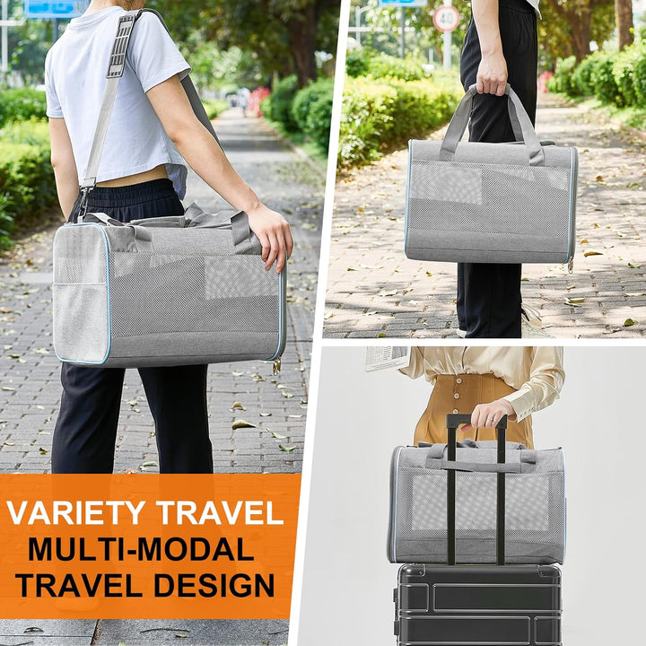 Cinnani hundetasche, hunde transporttasche Umhängetasche, ideal für Reisen, robust, langlebig, aus h