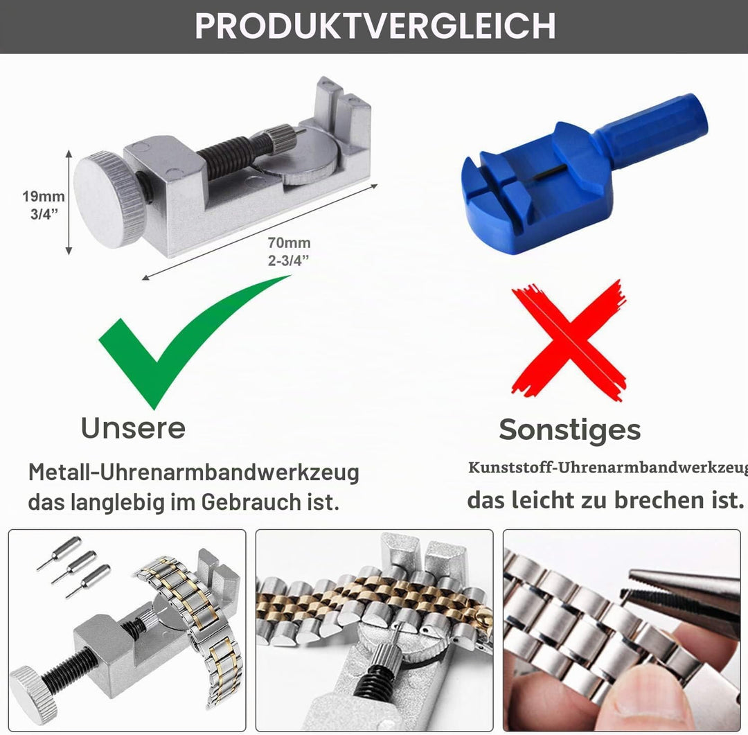 Anezus Uhrenreparatur-Set, 187-teilig