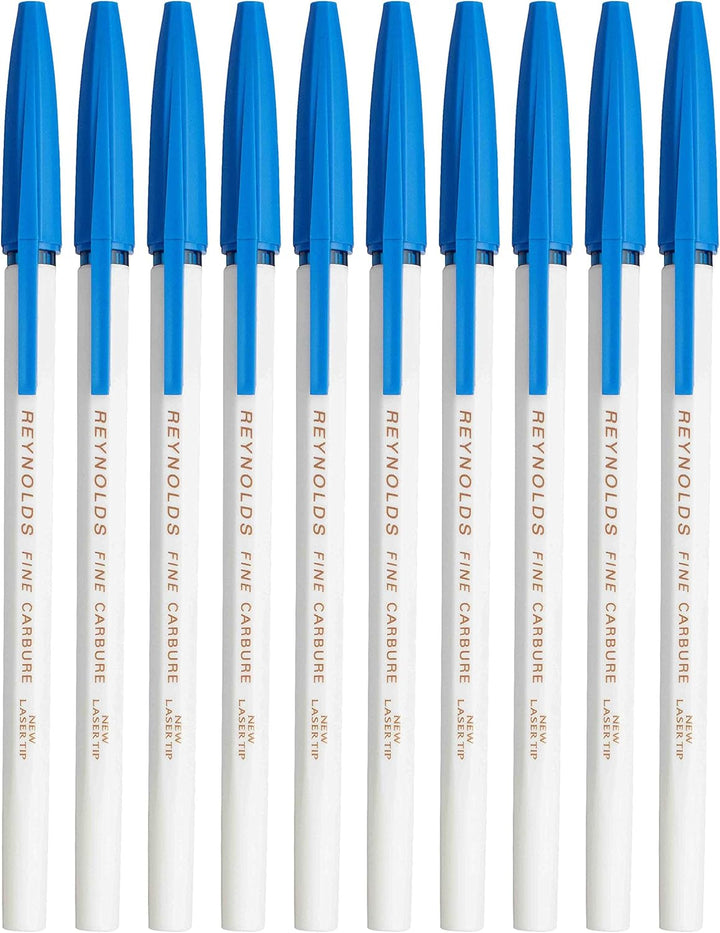 Reynold's 045 Fein Carbure Nicht Verwischen Ball Punkt Stifte Blau - Blau, 60