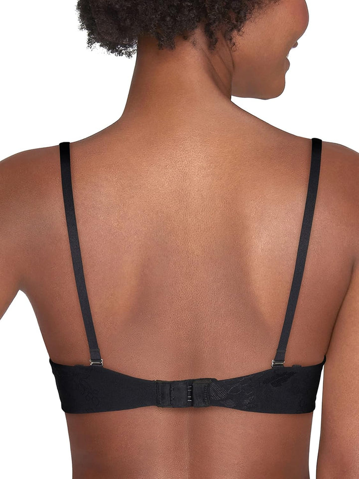Vanity Fair Damen Push-Up-BH 85C Schwarzer Jacquard, 85C Schwarzer Jacquard