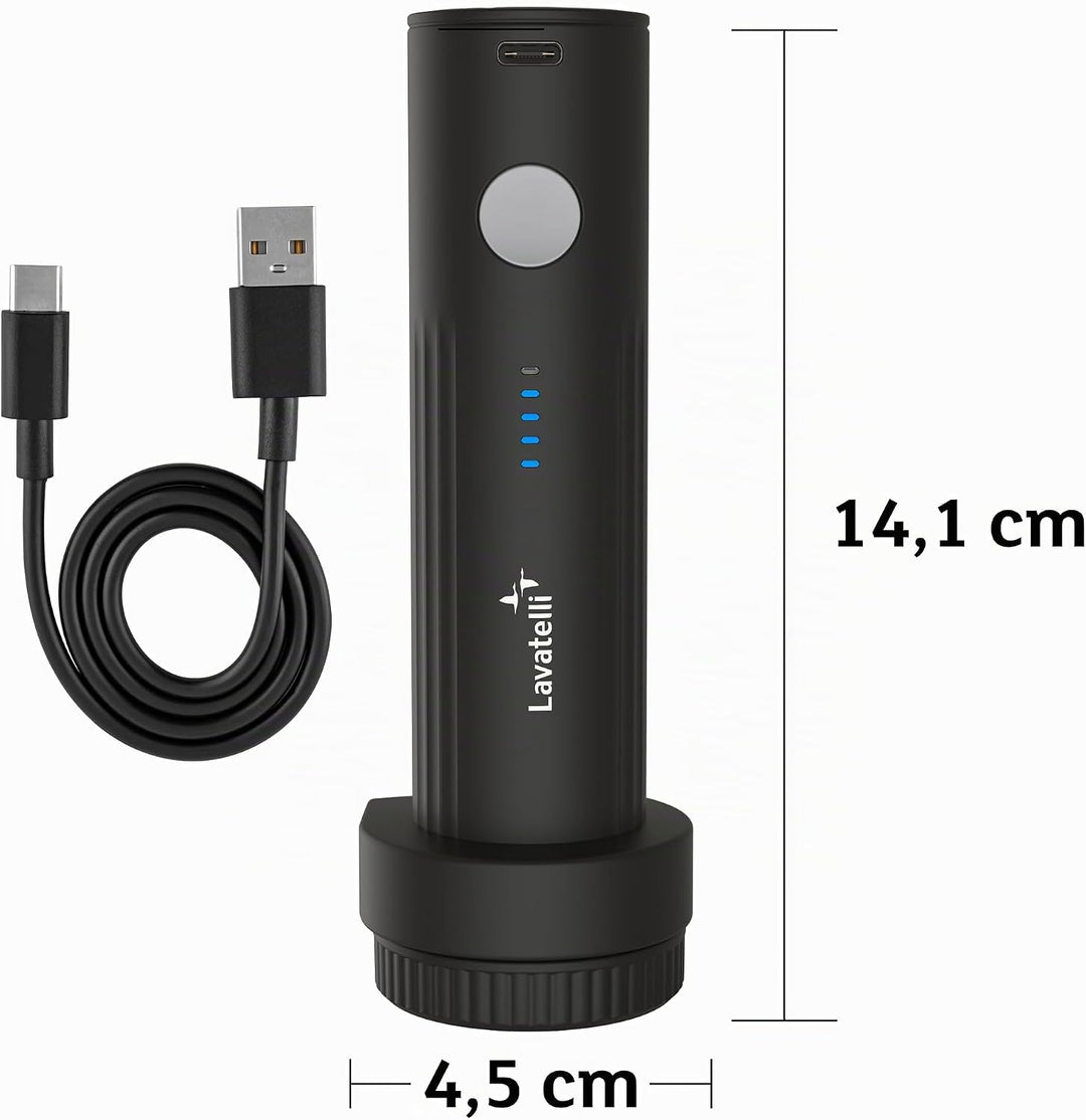 Lavatelli Ultimate Travel Set mit kabelloser USB-C Pumpe &amp; 12 Vakuumbeuteln (6x 40x45 + 6x 40x60 cm)