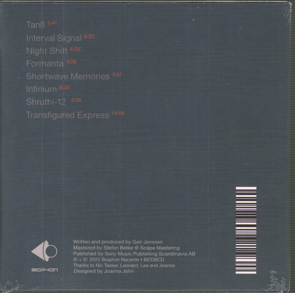 Shortwave Memories, Audio-CD