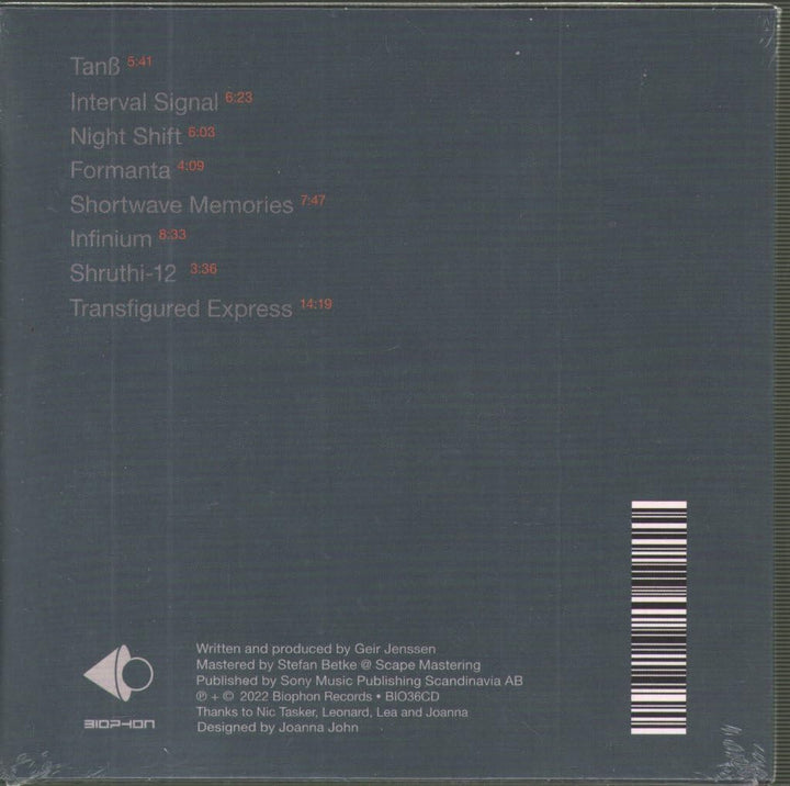 Shortwave Memories, Audio-CD