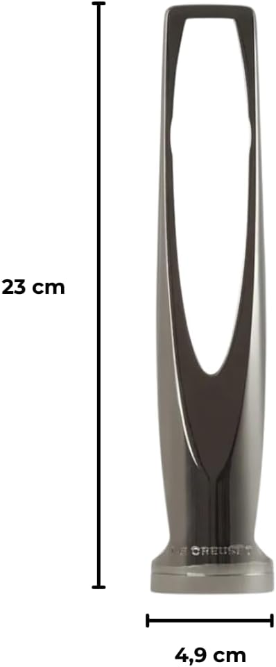 Le Creuset, Sekt-Öffner, Entkorken von Schaumweinflaschen, Black Metal, Zamak, SW-105S, 591390160006