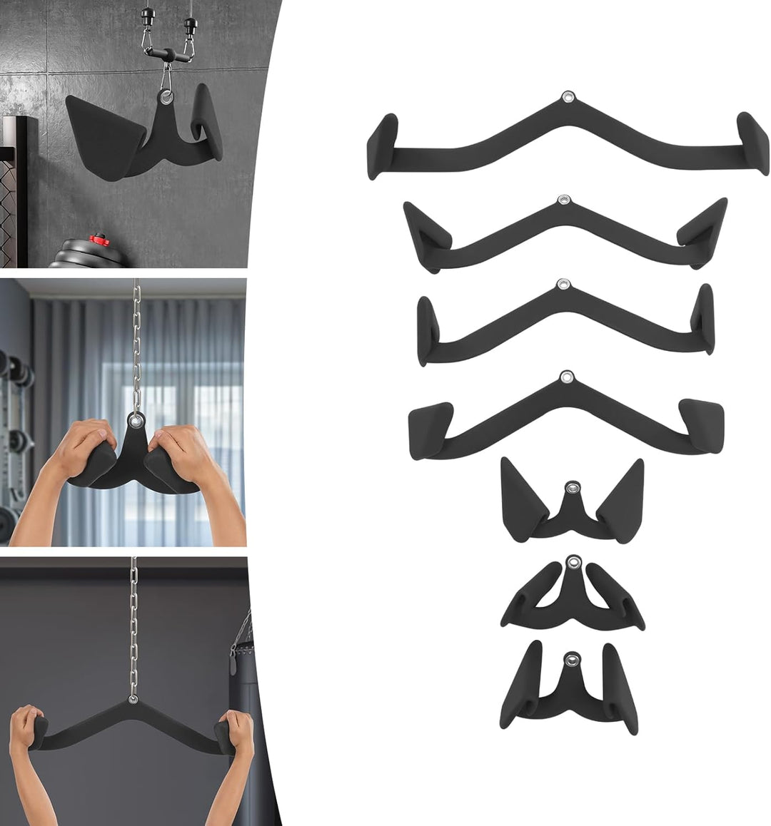 300kg Pulldown-Stangenaufsatz,Fitness Klimmzugstange,Das Produkt eignet sich für Fitnessstudios zu H