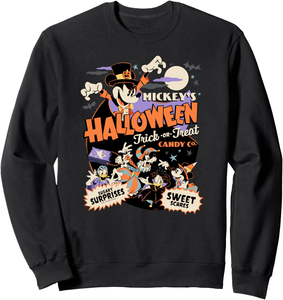 Disney Mickey’s Halloween Trick or Treat Candy Co. Sweatshirt