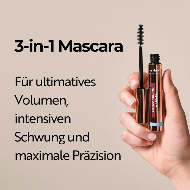 M. Asam MAGIC FINISH Intense Volume Mascara Waterproof Easy Remove (12ml) – Tubing Mascara Schwarz F