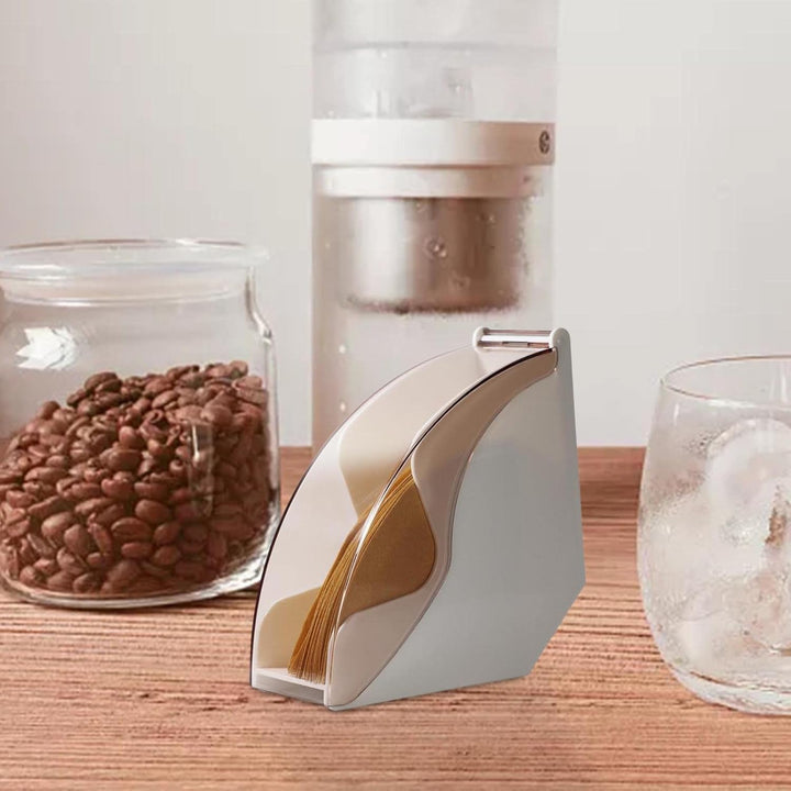 Kaffeefilterhalter, Kaffeefilterbox mit staubdichter, 4 FarbenKaffeefilteraufbewahrung Abdeckung Fil