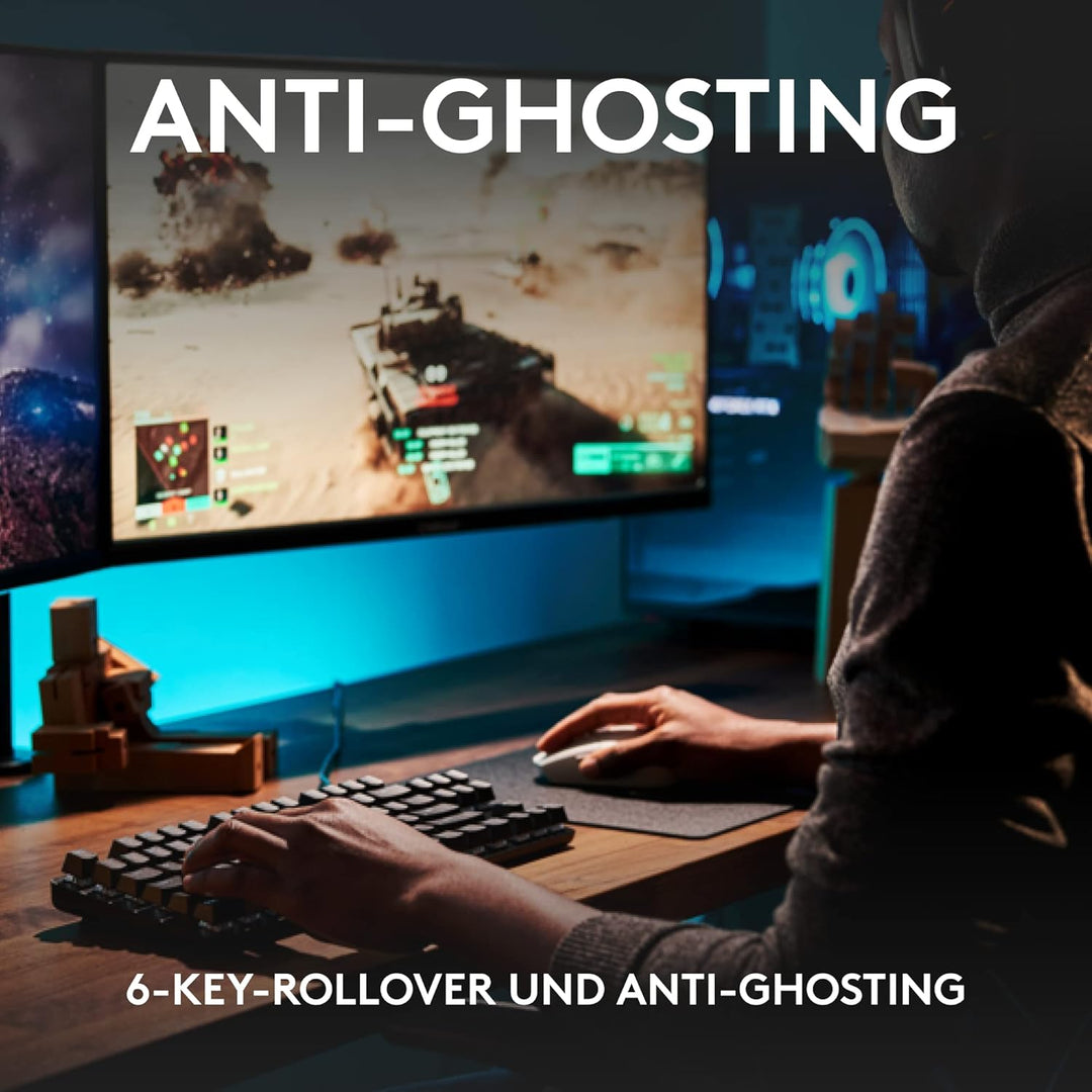 Logitech G413 SE Mechanische Gaming-Tastatur - Mit Hintergrundbeleuchtung, taktilen mechanischen Sch