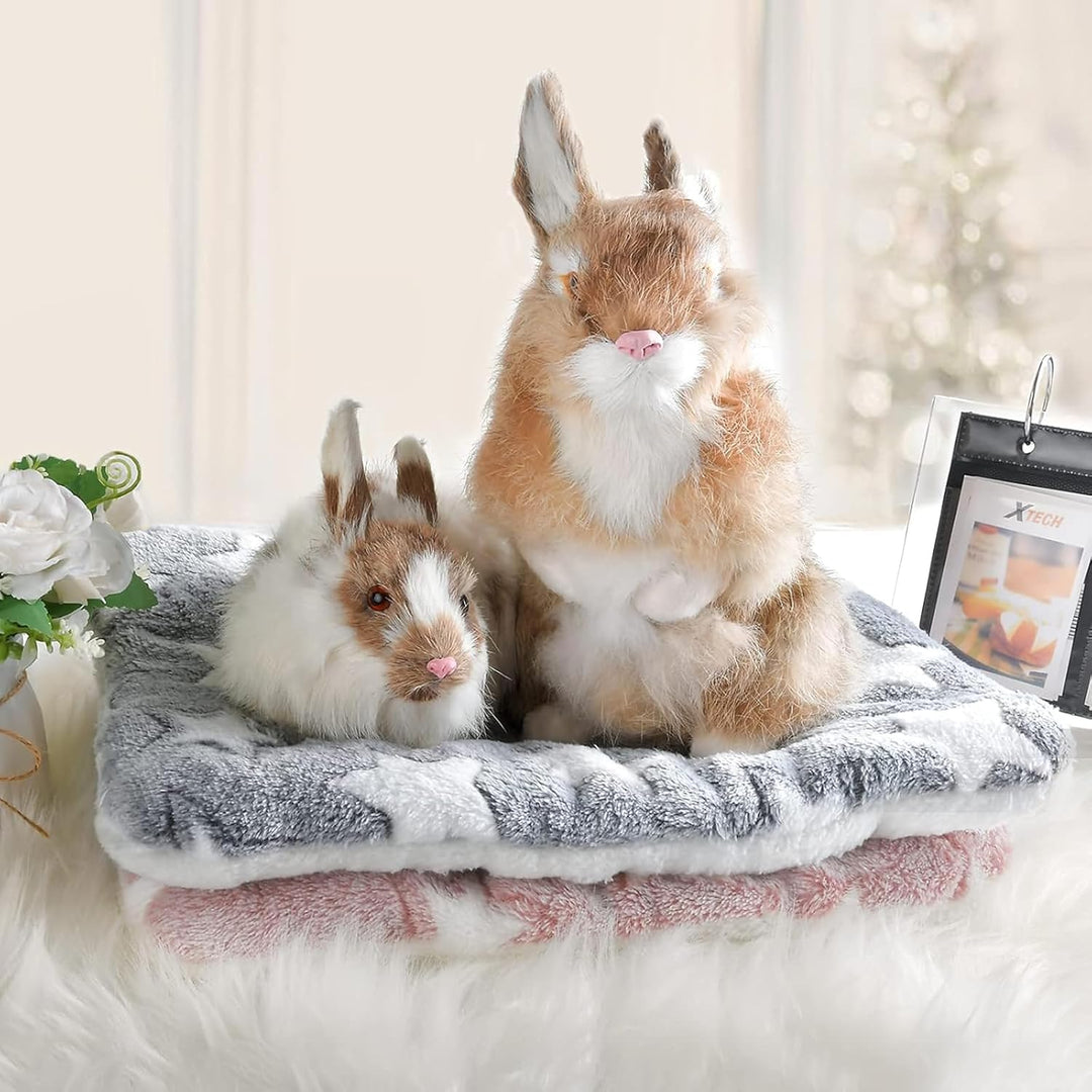 3 Stück Kleintier Plüschbett Warme Flauschige Plüschbett Meerschweinchen Zubehoer ETT für Kleine Tie