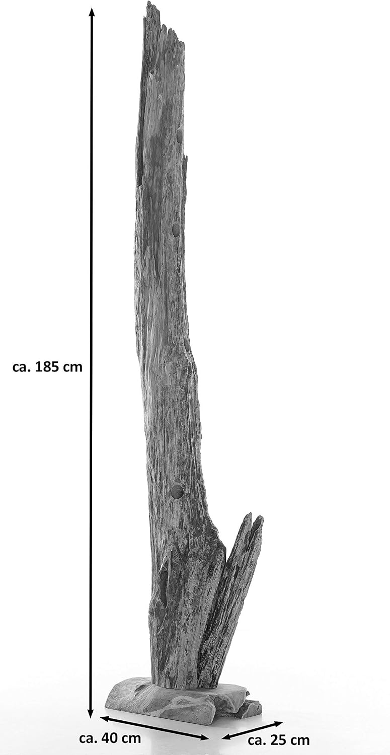 SAM Weinflaschenhalter Macon, aus Teakholz, naturbelassen, Flaschenständer aus Massivholz, Weinhalte
