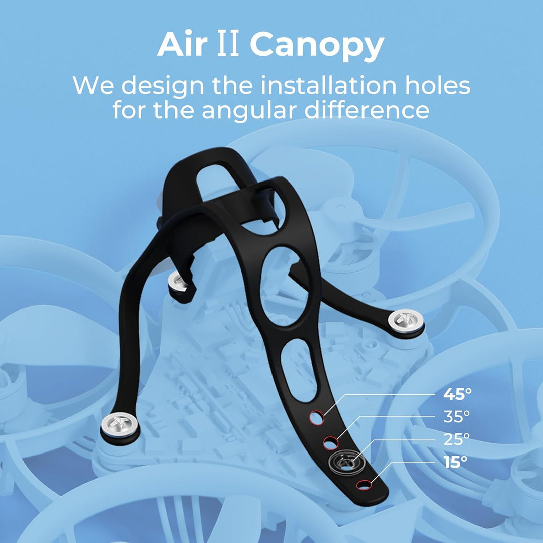 BETAFPV 5pcs Air II Canopy with 15°-45° Adjustable Camera Angle Compatible for 9-10mm Camera Lighter