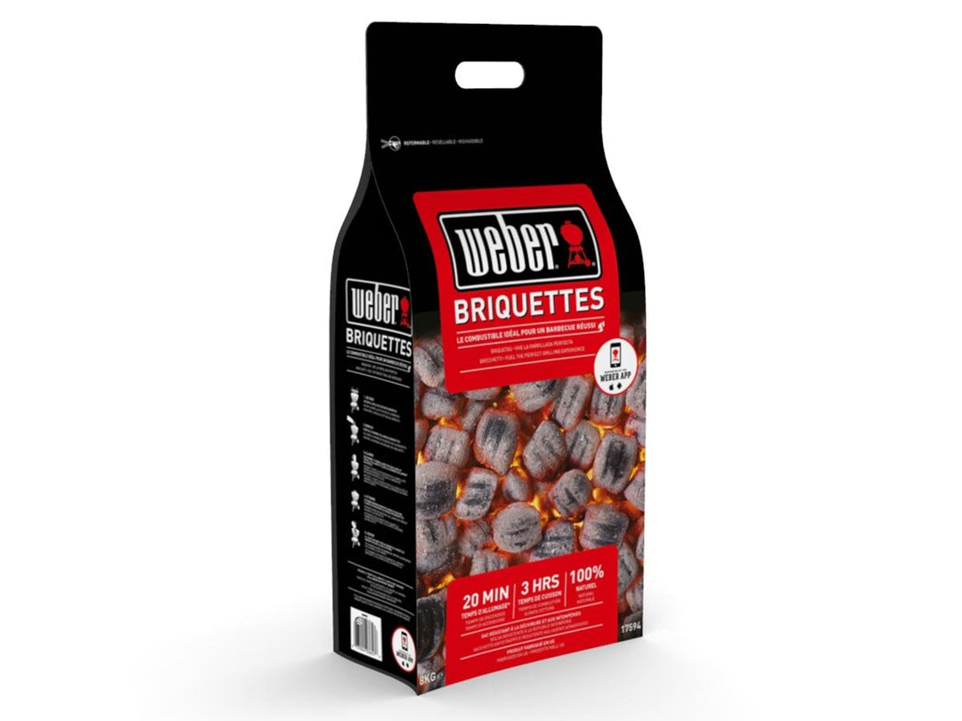 Sack Holzkohle-Briketts Weber 8 kg, 8 kg