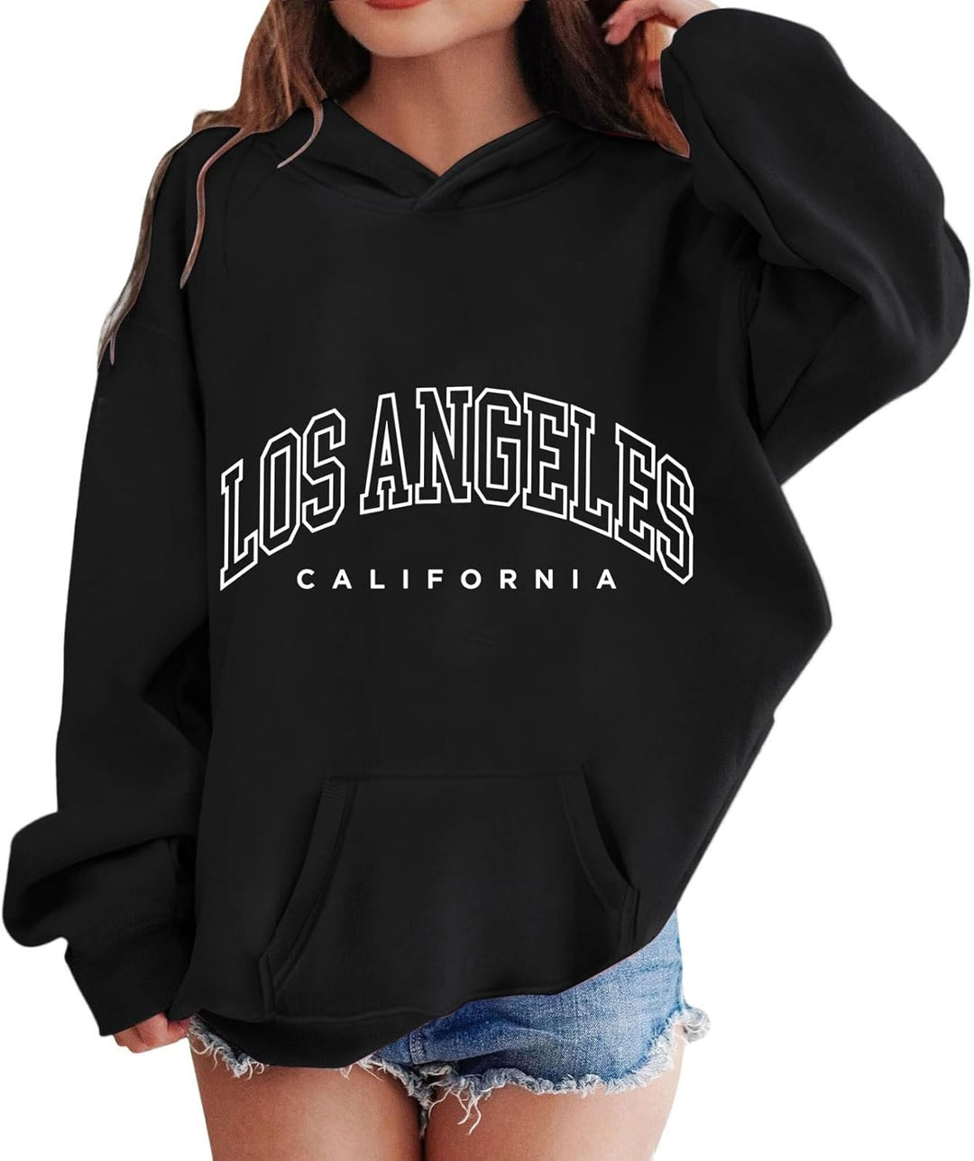 Generisch Mädchen Kapuzenpullover Langarm Sweatshirt Weicher Hoody Mit Grafik Süsses Kinderoberteil