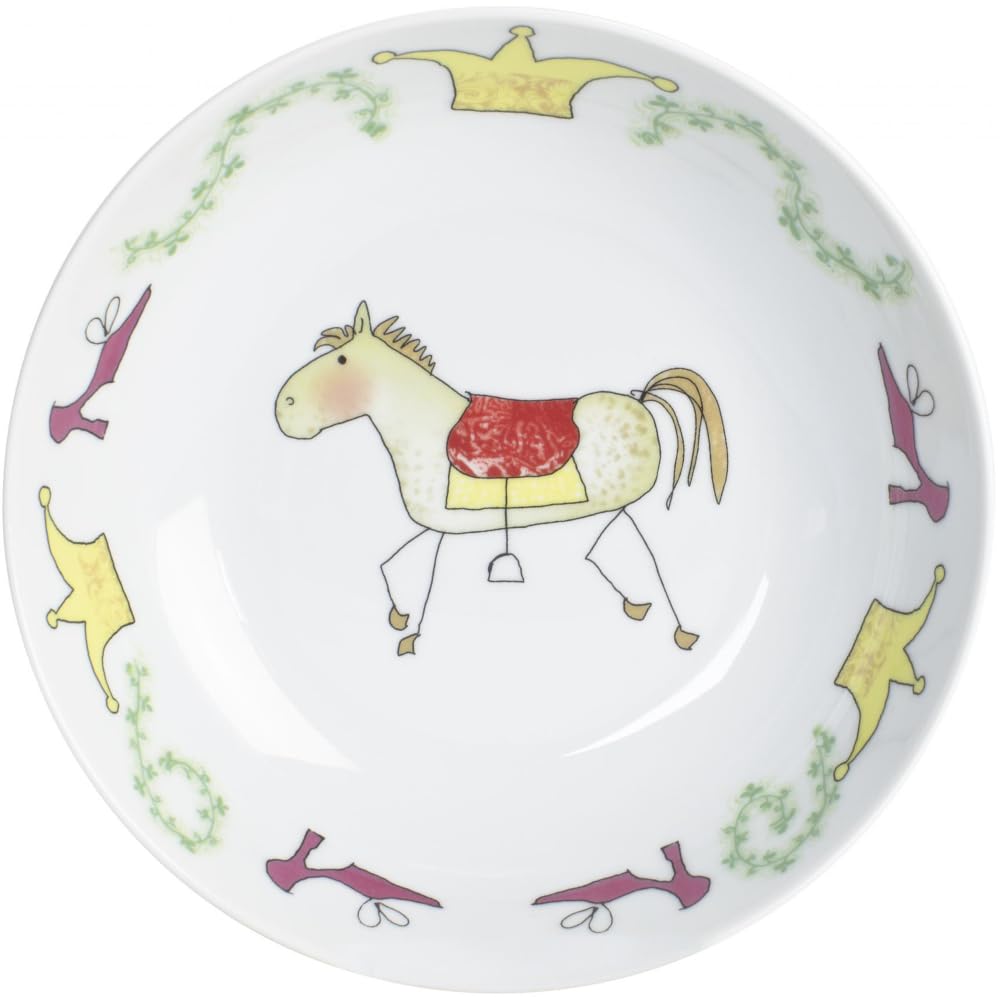 KAHLA 203418A76645C Kids tiefer Teller 18 cm Märchenprinzessin | Suppenteller mit Prinzessinen Desig